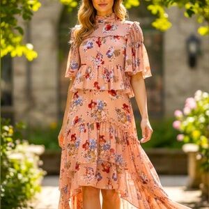 Pristine 🩷 Cinq a Sept Maxi Dress 🩷 size 12 🩷 Gorgeous & Flawless!